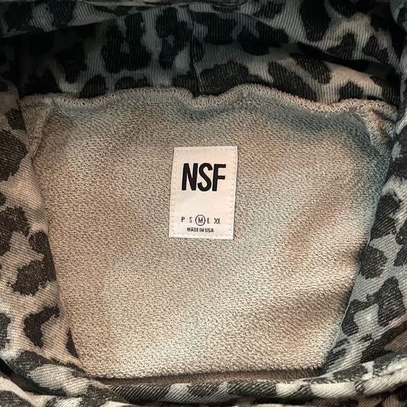 NSF NWOT LISSE FITTED HOODIE SIZE MEDIUM - Picture 9 of 12